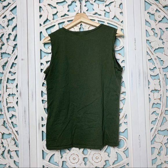 Kenneth Cole Green Graphic Muscle Tank - Picture 4 of 4